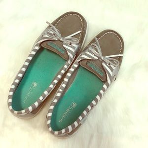 Gently worn Sperry’s, can fit women’s size 7